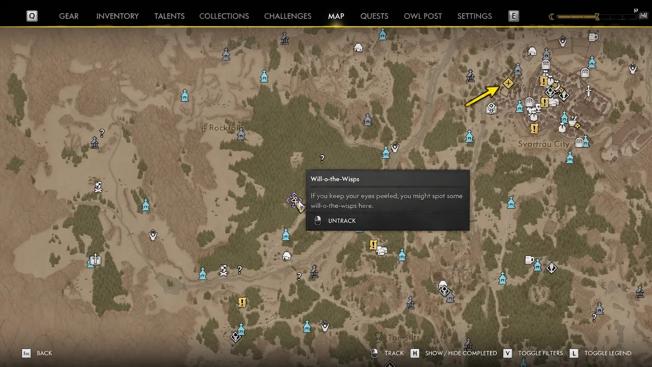 The Blood of Dawnwalker: All Will-o-the-Wisp Locations and Rewards