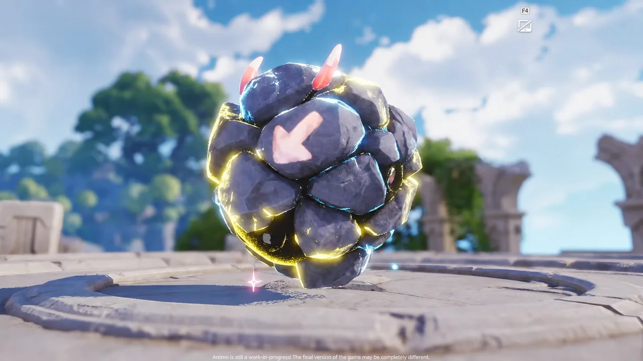 A rare alternate-form Aniimo encountered in the open world