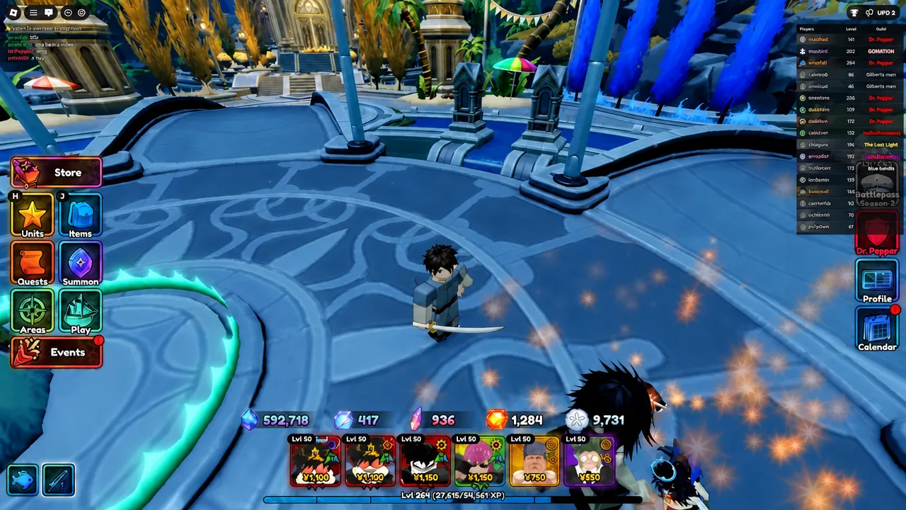 Main arena view with the Store button highlighted in the interface