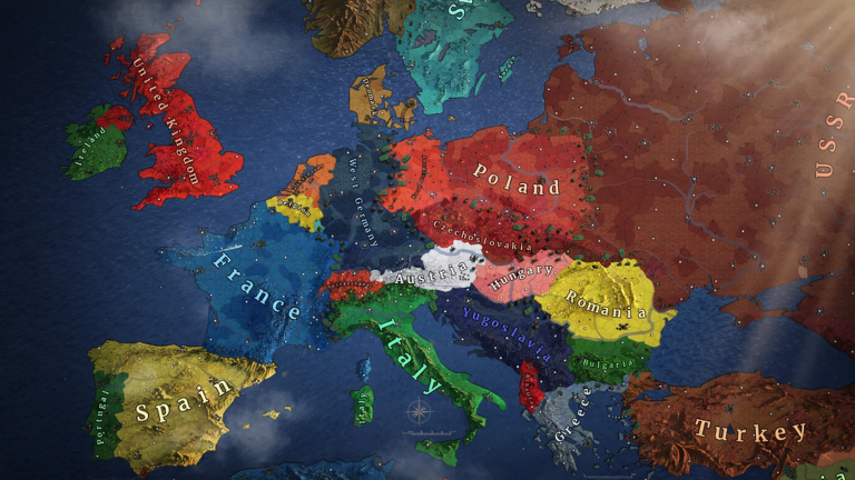 Artwork for the New Cold War Map 🗺️ event in Conquer The World WW2