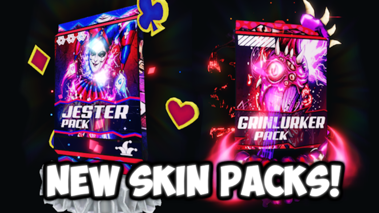 Artwork for the New Skins Packs event in Racket Rivals