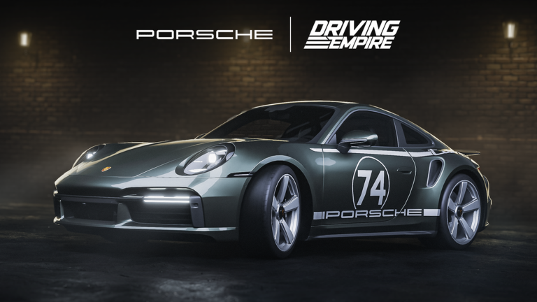 Artwork for the 2 More Porsche Cars event in Driving Empire