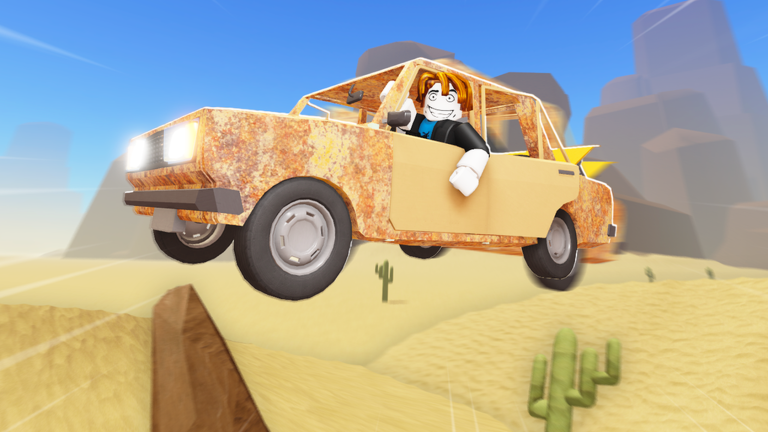 Artwork for the Scrap Scavenger event in a dusty trip