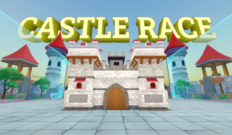 Artwork for the CASTLE RACE MODE event in Racket Rivals