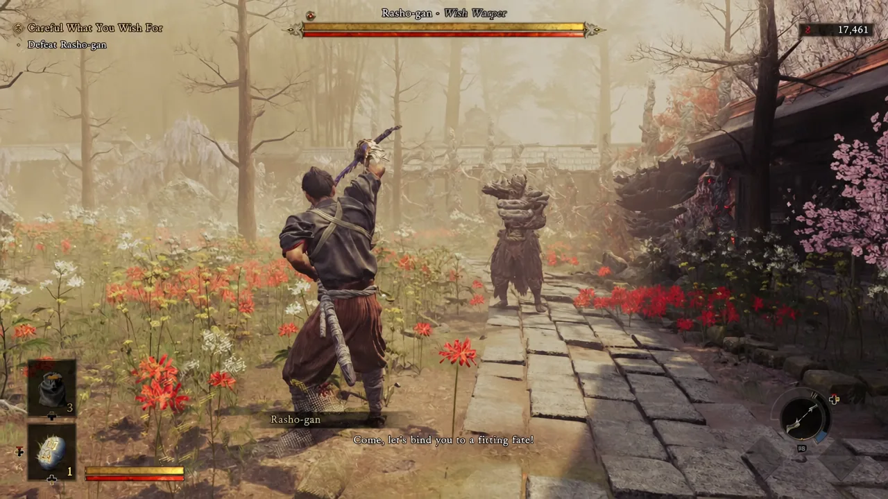 How to Beat Rasho-gan in Onimusha: Way of the Sword (Normal)