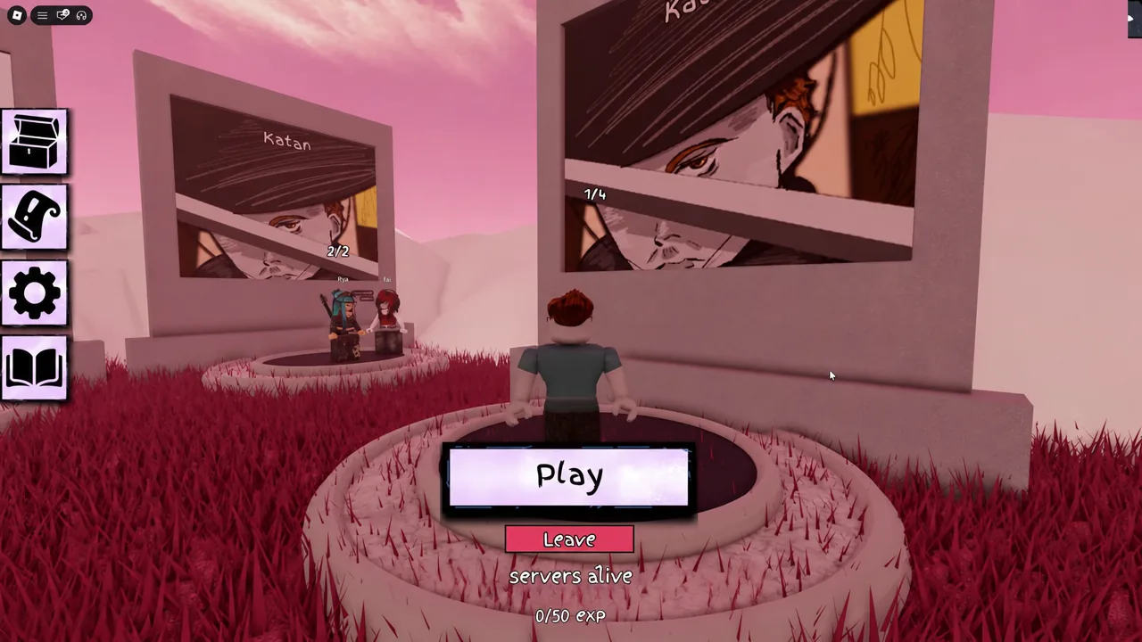 Servers Alive menu in Soulrift with the Play button highlighted to start a run
