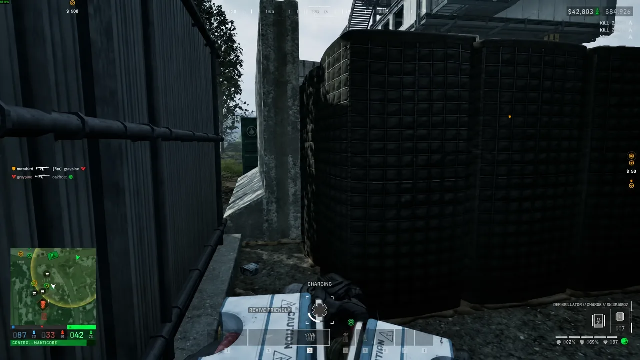 Revive Friendly prompt charging while reviving a downed teammate