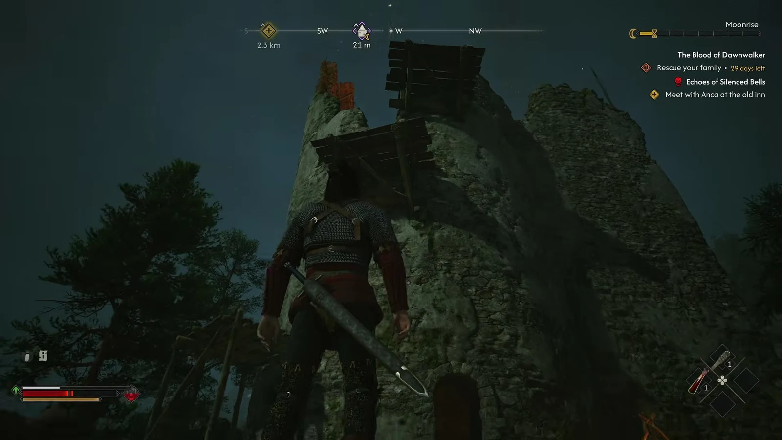 Briar Sloughs Tower in The Blood of Dawnwalker: Climb and Reward