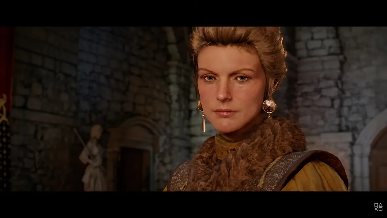 Two Crimson Desert characters shown side by side during the Charting the Unknown trailer