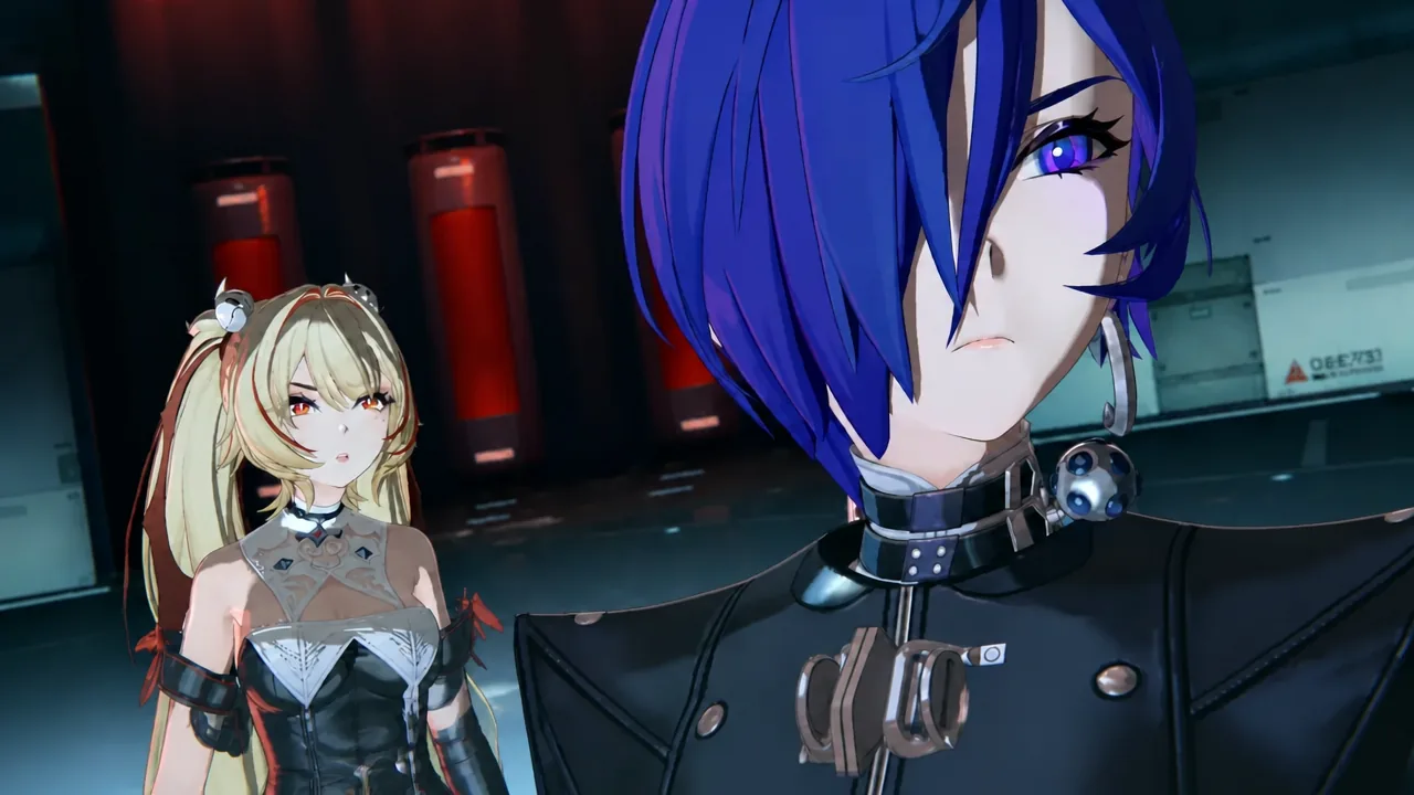 Claret and her allies during the Vyrium story sequence in Zenless Zone Zero Version 3.2