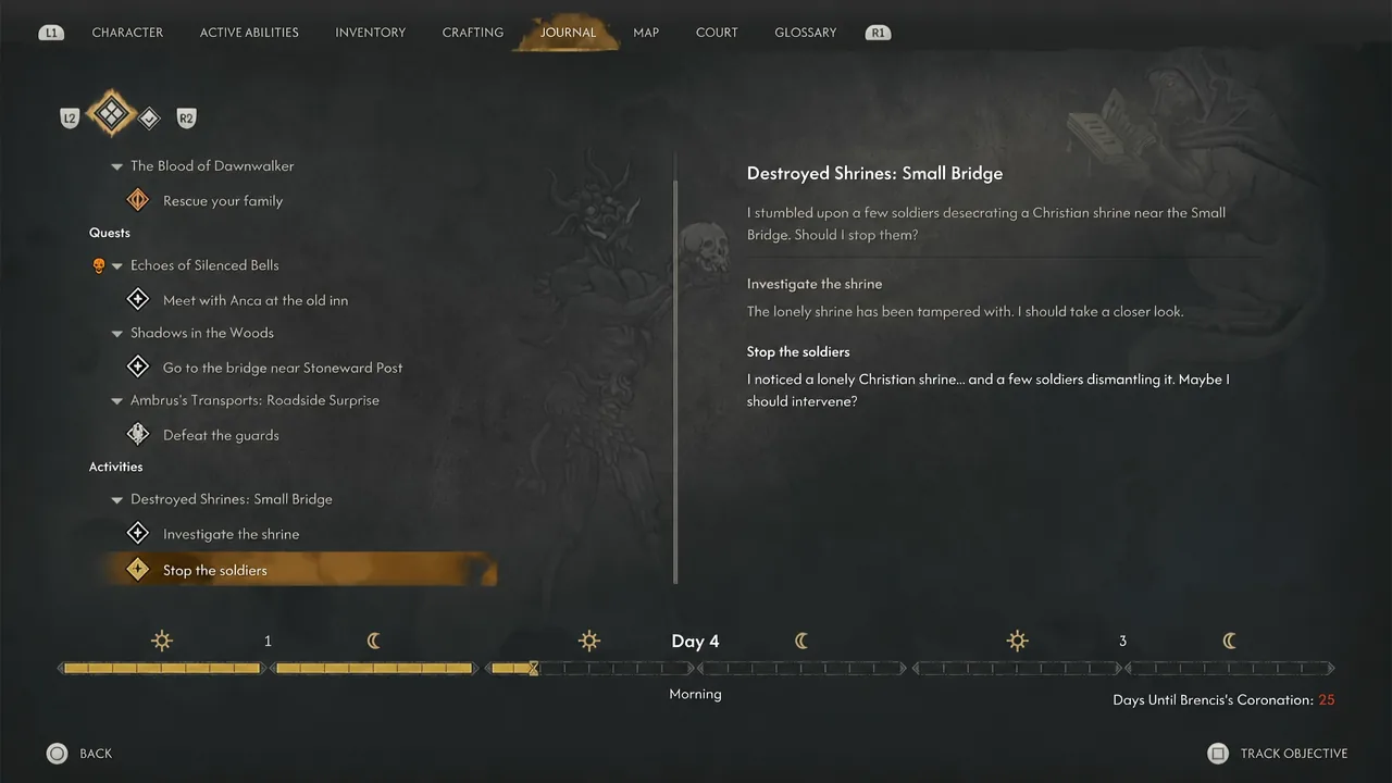 The Blood of Dawnwalker: How to Repair the Small Bridge Destroyed Shrine