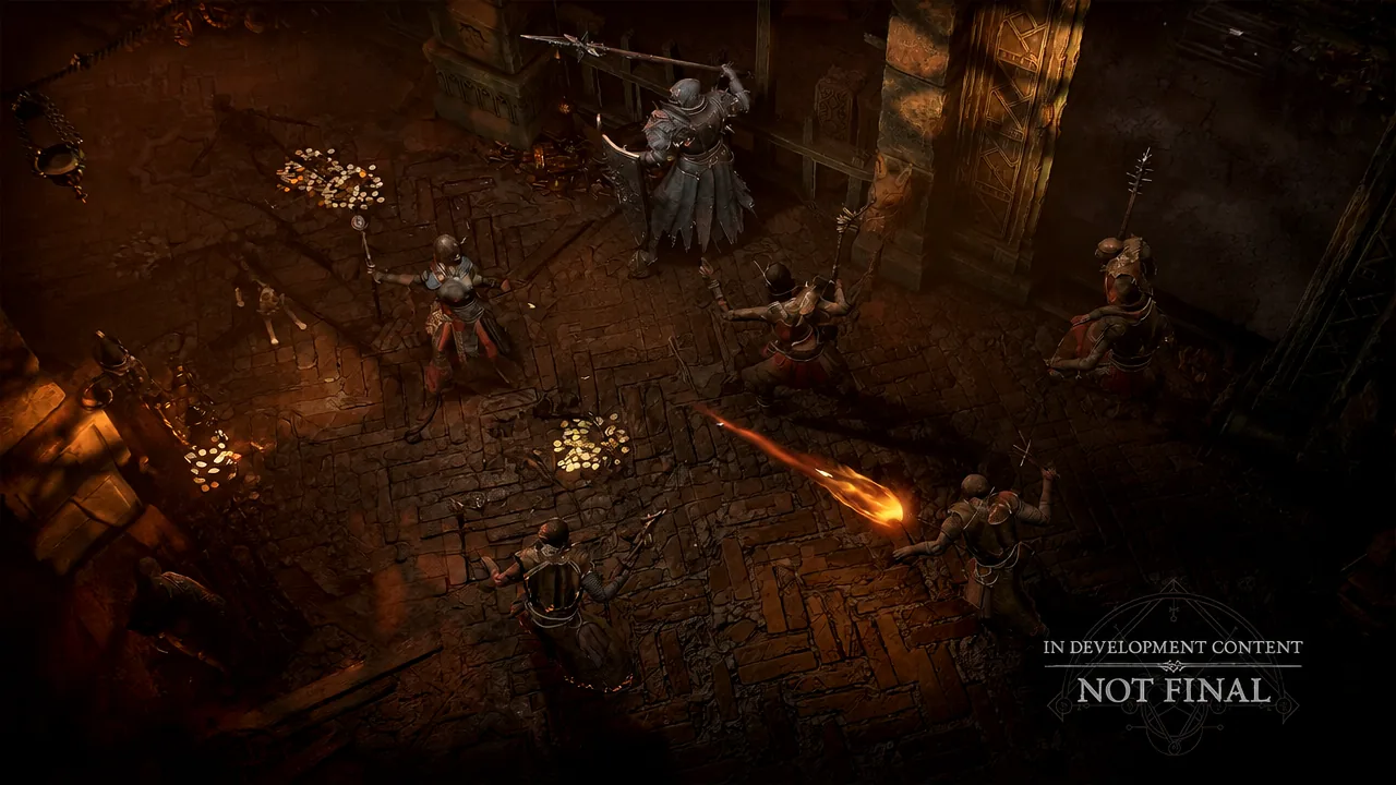 A demon closing in during an Overland Ambush in the open world of Sanctuary