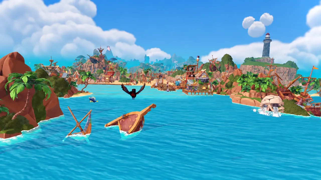 Coastal Dreamlight Valley scene tied to speculation about additional Keepsake Sea characters