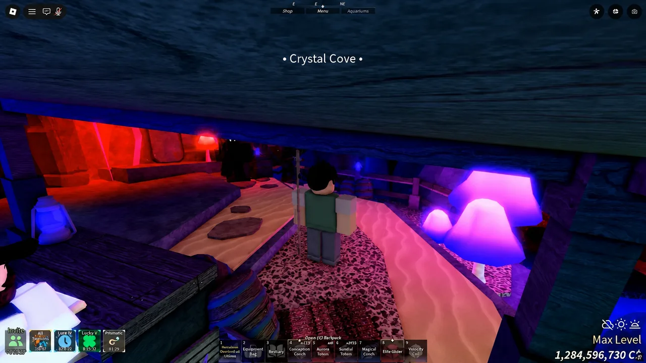 The Prismatic melody buff still active after rejoining the Fisch game