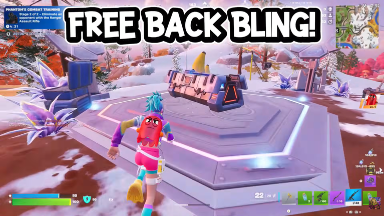 Fortnite: How to Get the Pixel Sprite Trainer Back Bling for Free