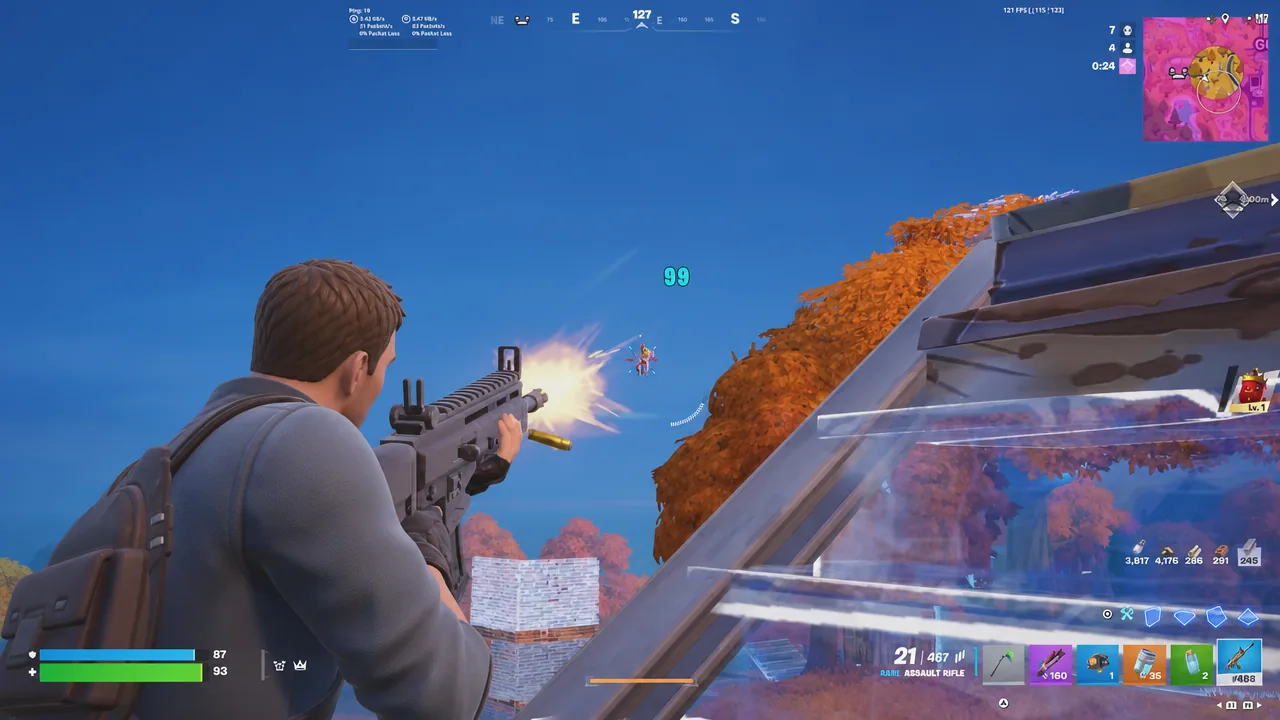 Marked enemies are easier to track and hit as the storm circle closes in.