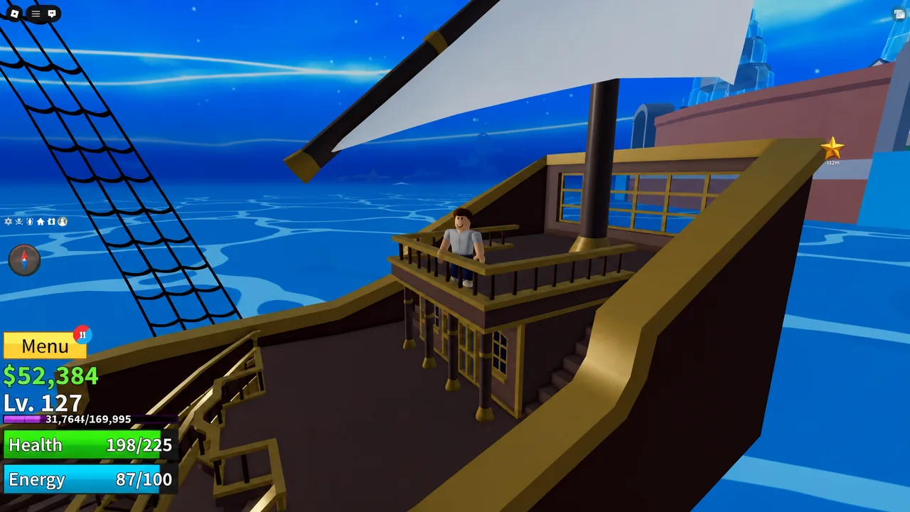 System message confirming the Grand Brigader boat has been unlocked