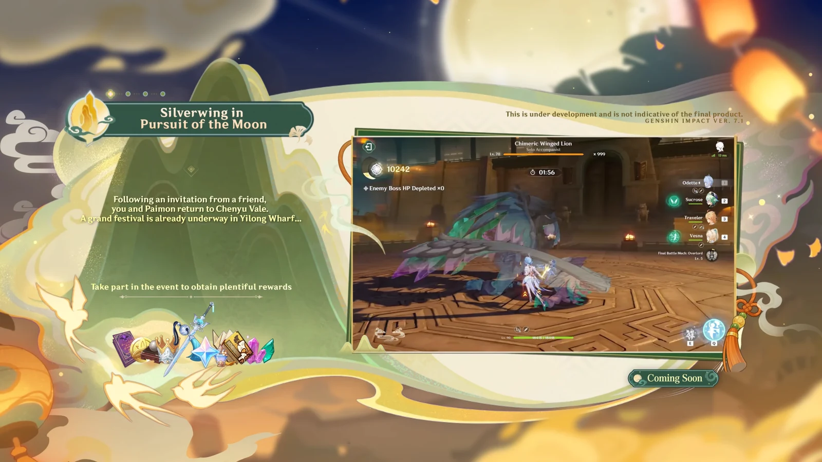 Silverwing in Pursuit of the Moon: How to Play All Three Activities in Genshin Impact 7.1