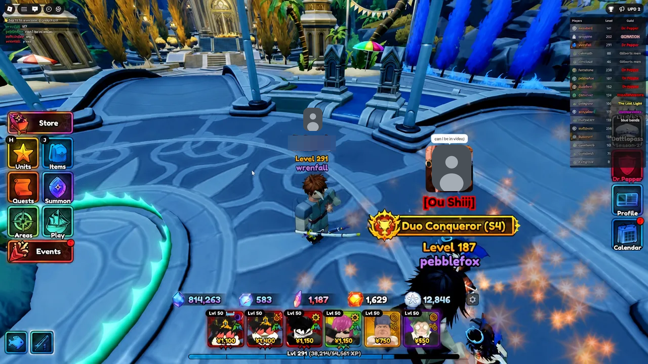 Main arena view with the Store button highlighted in the interface