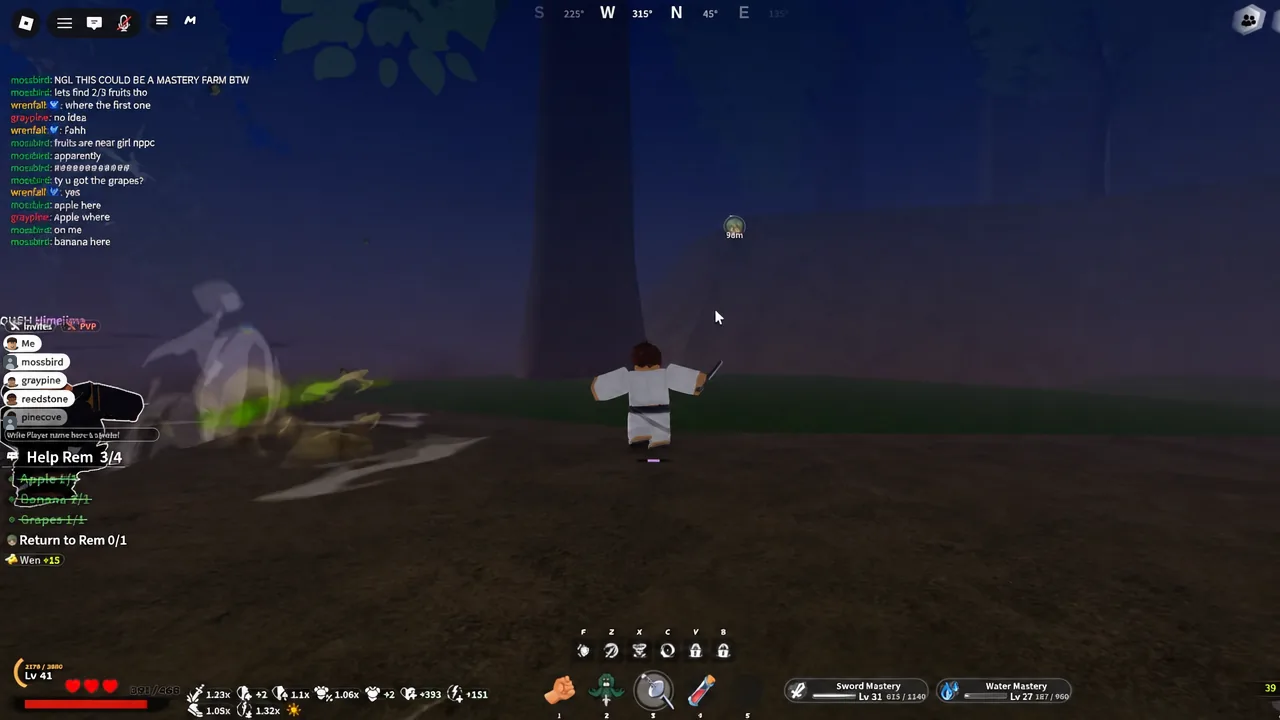 The Hand Demon boss encounter during the Final Selection exam