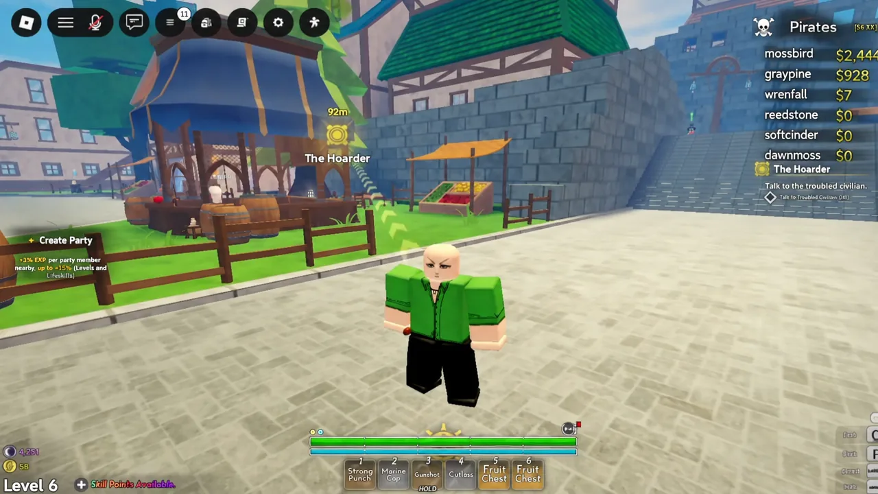 A tracked objective naming the exact NPC to talk to, which is the prompt your interact key should target.
