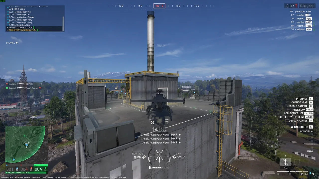 WARDOGS combat action during a match