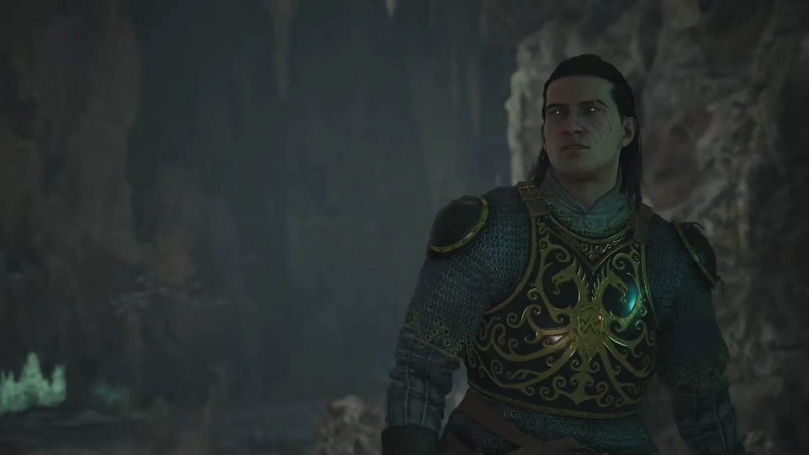 Dialogue wheel during the conversation with the Kobold Hive inside the cavern