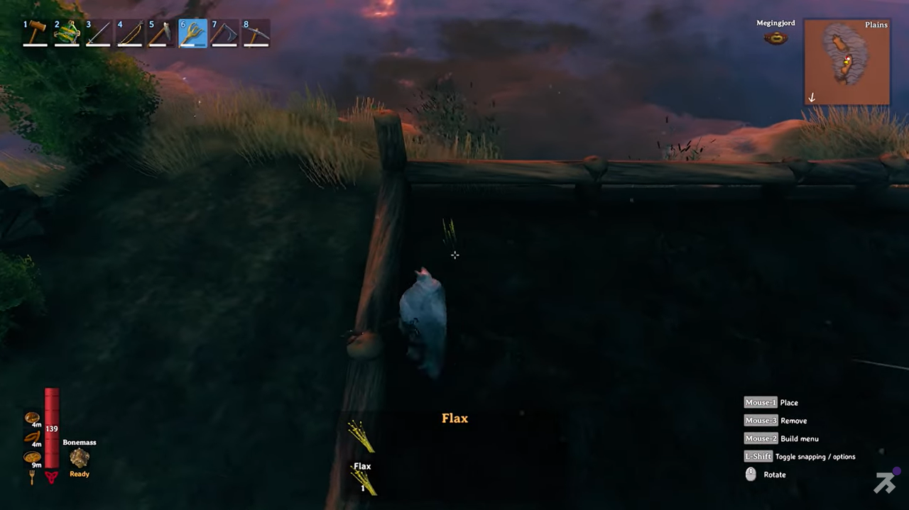 How to Farm Flax in Valheim and Make Linen Thread