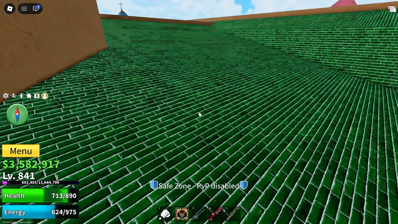 The Secrets Master NPC on the upper floor of the Middle Town building beside wooden barrels
