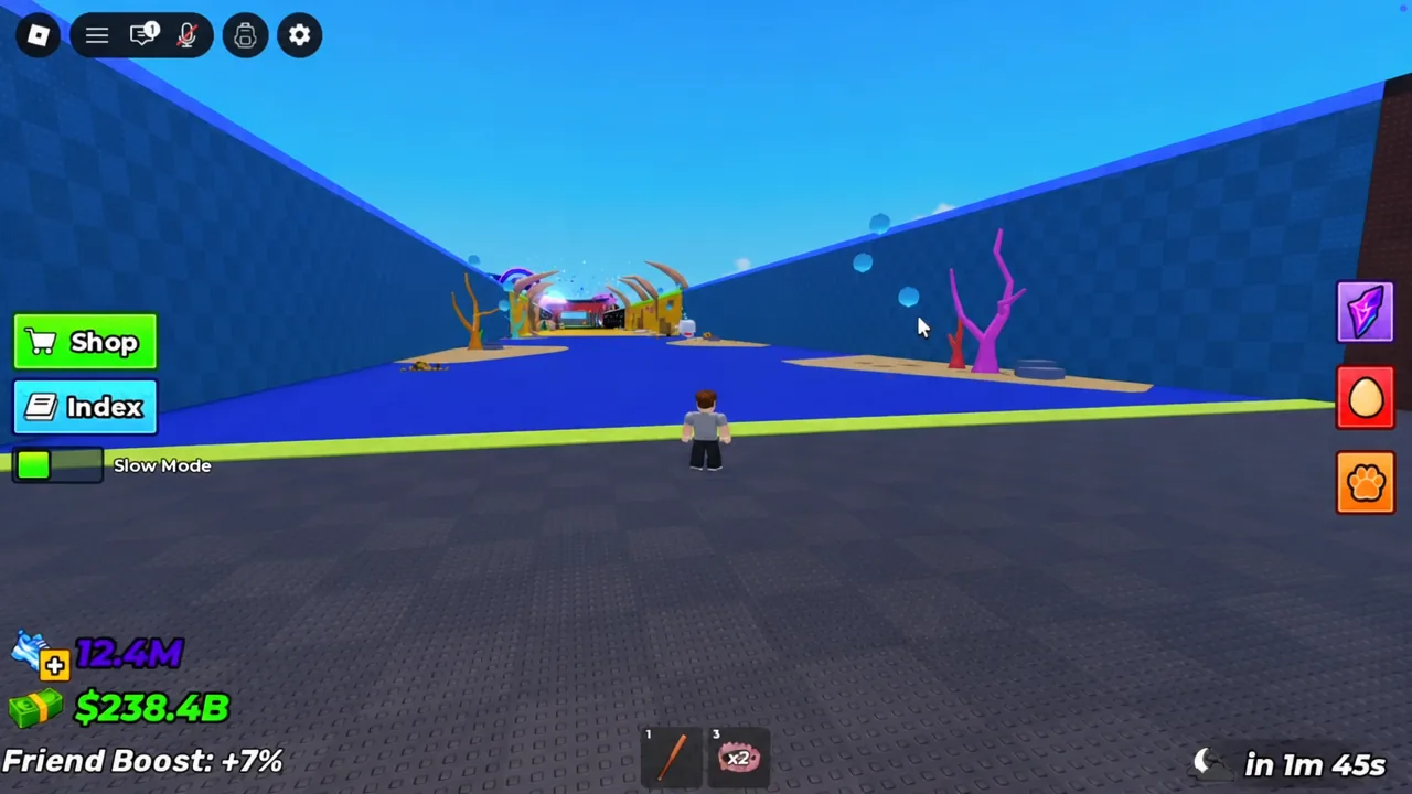 Player facing the Rift arena during the Abyss Overlord encounter