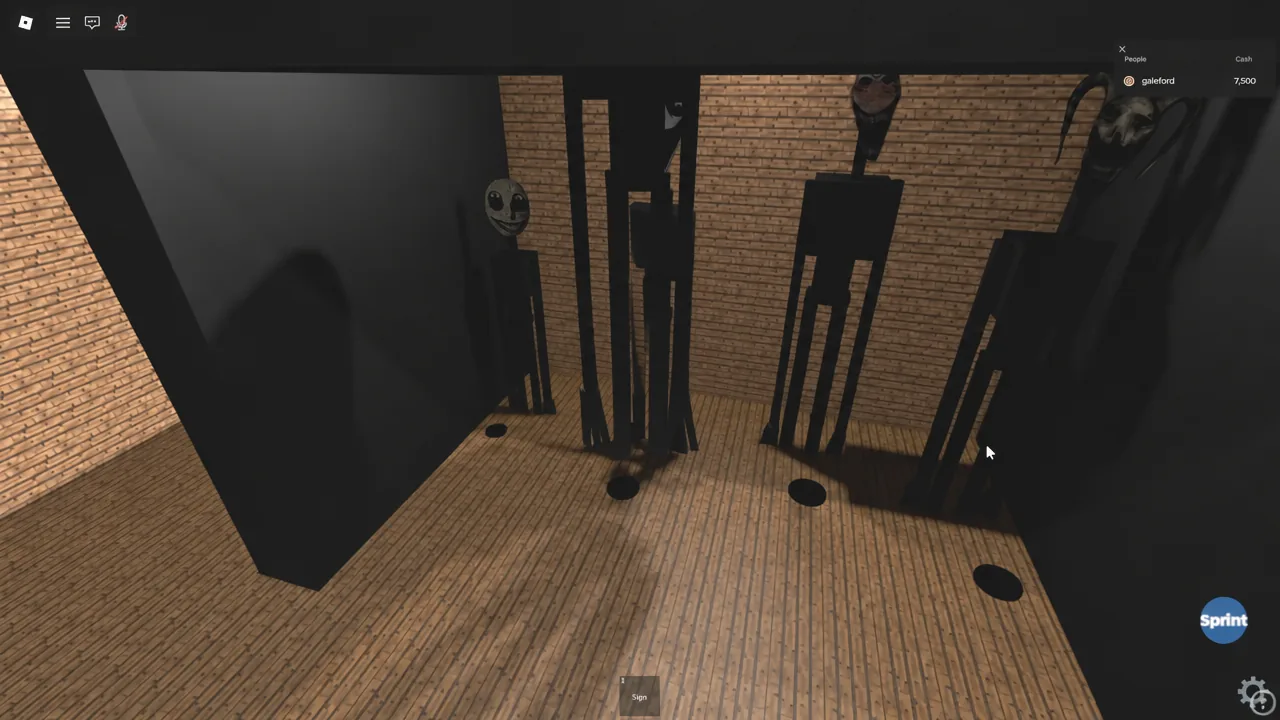 Third 3D Stalker morph equipped, showing the wide grin and tilted head