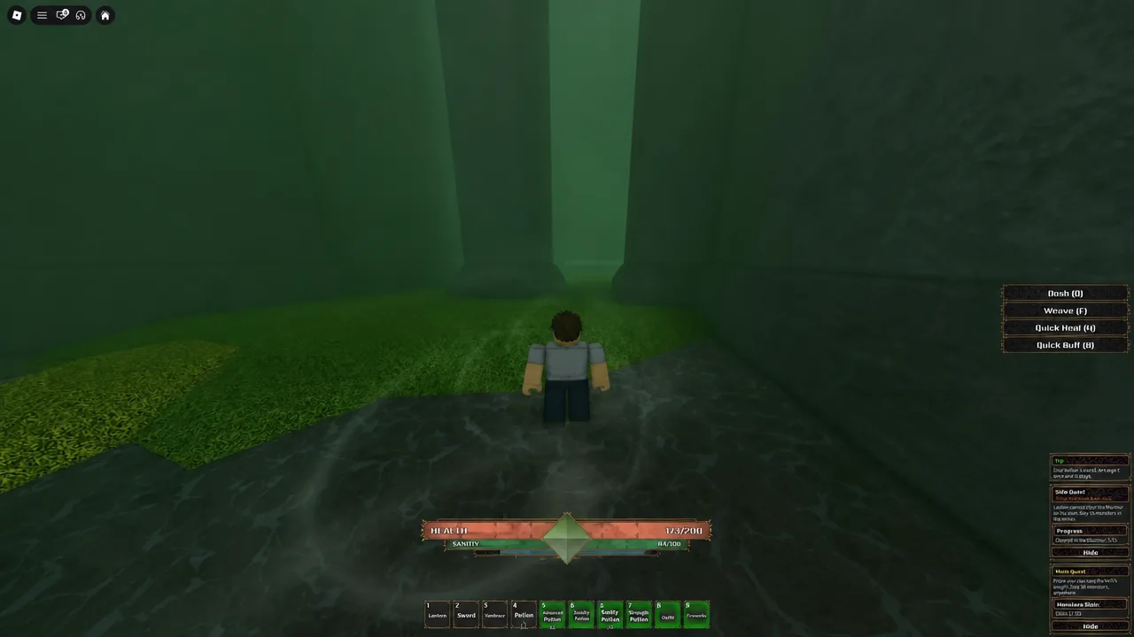 Traveling through the maze toward the final story encounter in The Veil