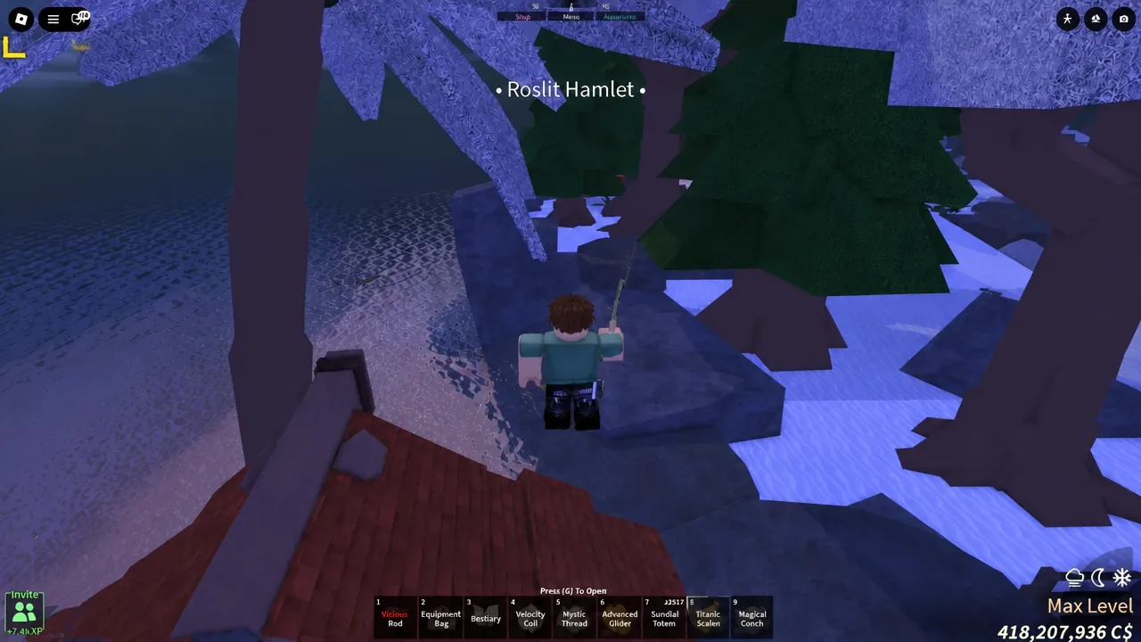 Roslit Bay area where the Albino fish is traded for the Campfire Sky Crystal