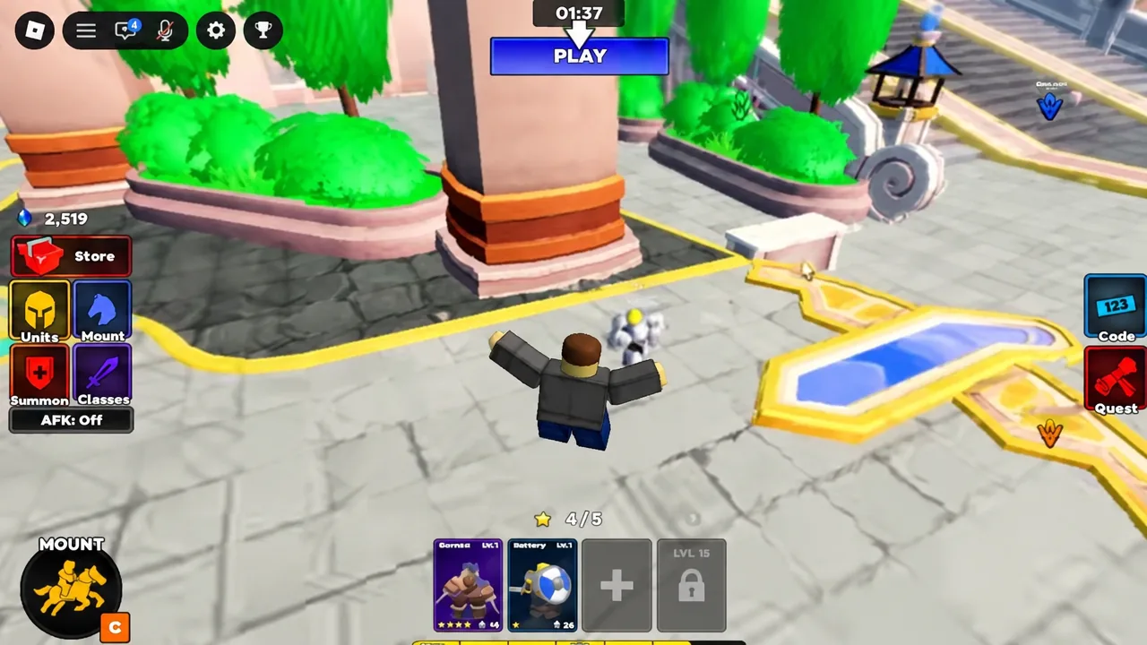 Returning to the lobby and selecting PLAY after equipping a new squad