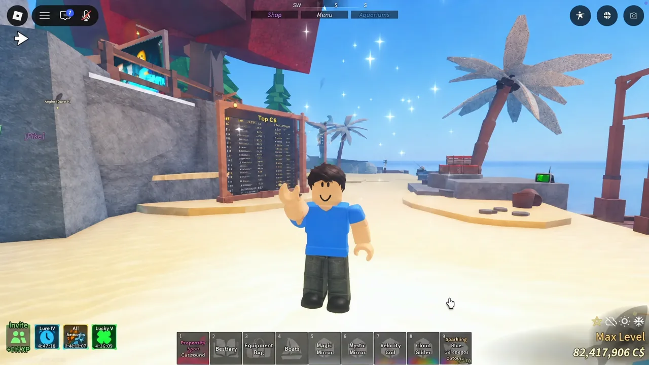 Fisch: How to Get the Blue Galapagos Octopus