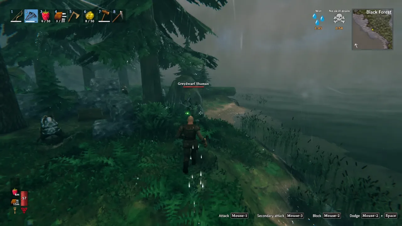 Shamans should die first, since they heal the rest of the pack while you fight it.