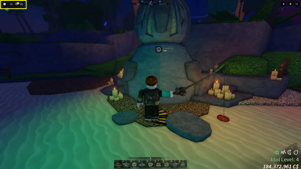 The tamed Idol Taiga companion beside the player near the Skycrest idols