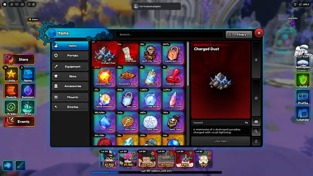 Anime Expeditions: How to Get the Lightning God Secret Portal Unit