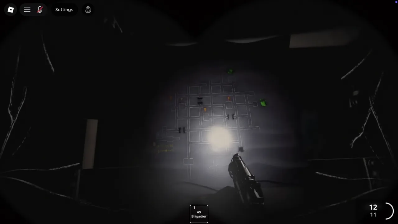 Interacting with the symbol keypad on the wall of the hidden chamber