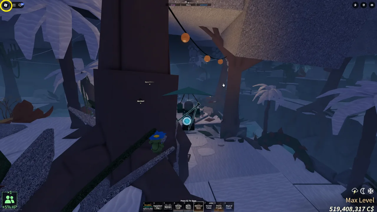 Gliding down through the Lost Jungle canopy toward the waterfall and cave entrance