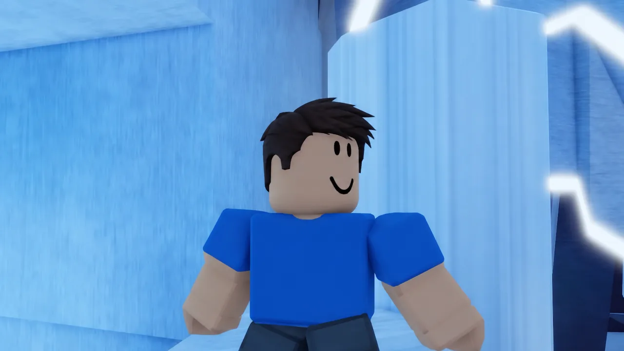 Roblox event hub scene where creator-distributed accessories are handed out to players