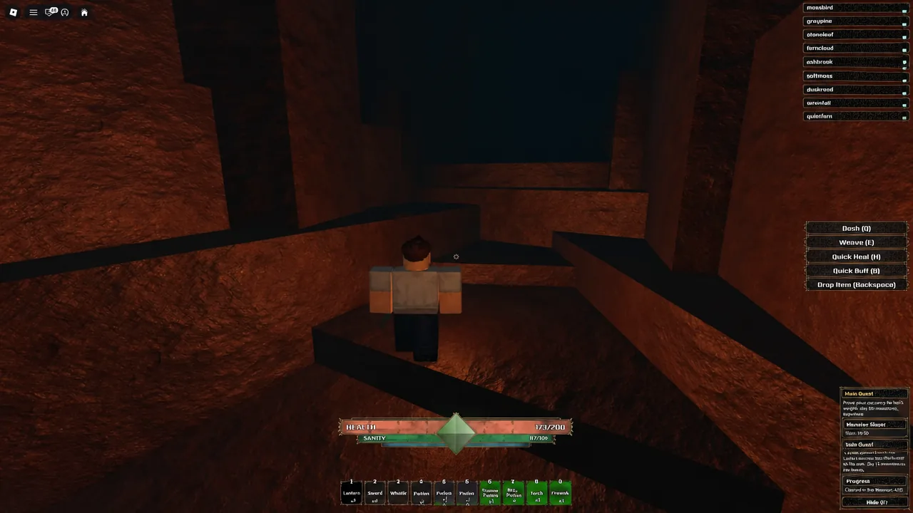 Main Quest tracker showing Memories Slug while the player moves through a cave in The Veil