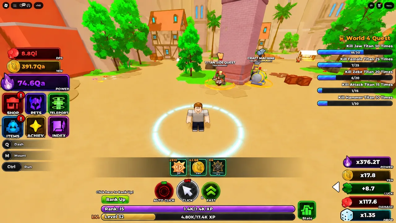 Quest screen showing a kill objective counter partway complete at 18 out of 30