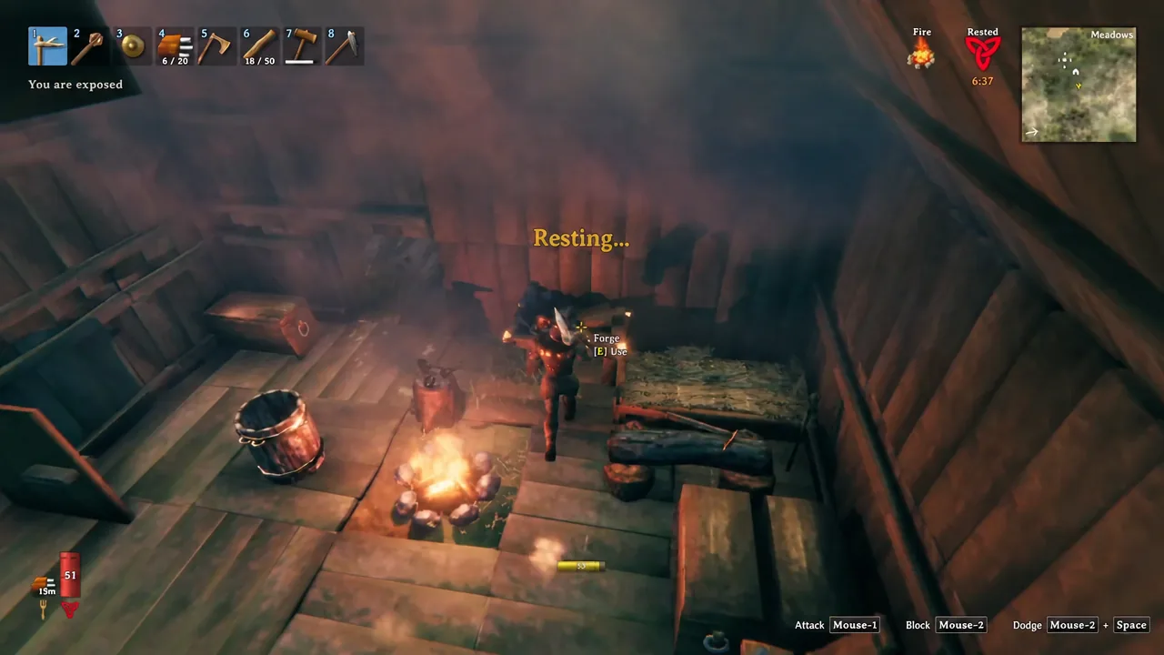 On-screen message reading New station level: Forge level 3 after placing the Forge Cooler