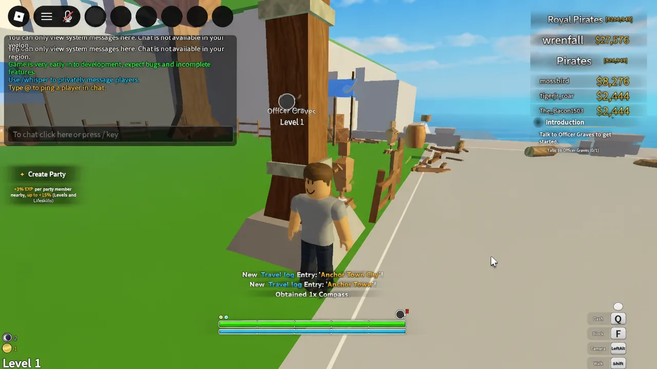 Grand Blue Roblox: How to Play and Finish the Anchor Town Tutorial