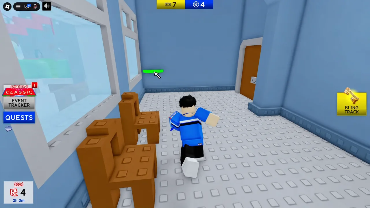 Avatar exploring the Classic hub between event objectives