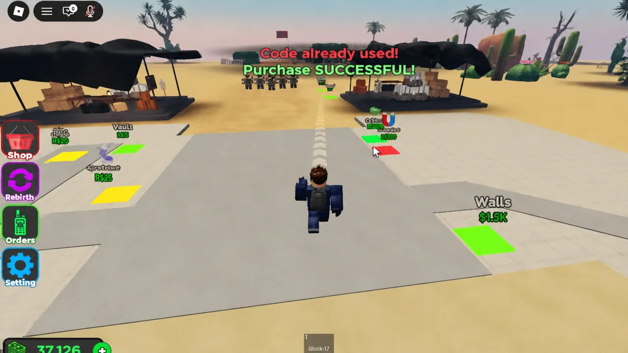 Buying a dropper upgrade pad inside the tycoon base to raise cash per second
