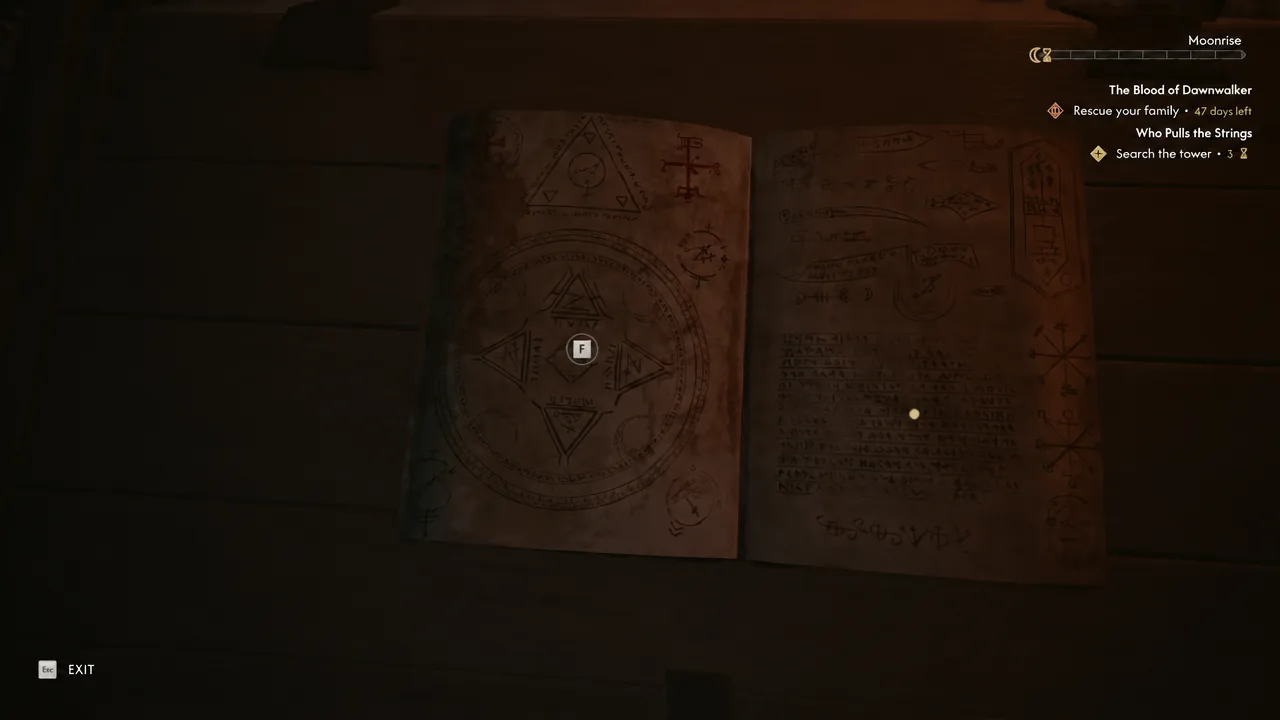 Journal entry for Who Pulls the Strings updated after picking up Silas's Book