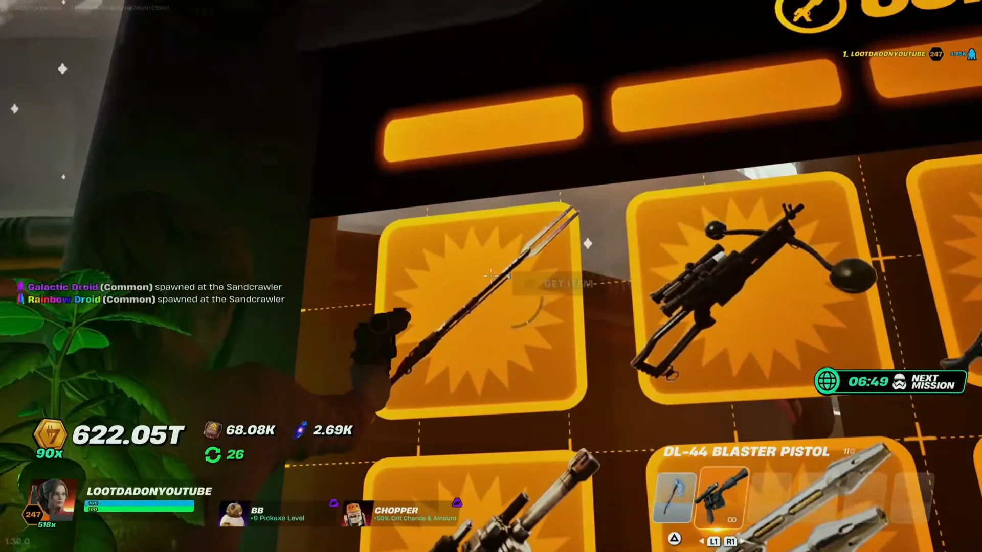 How to Unlock Lightsabers in Fortnite Star Wars Droid Tycoon (Green, Blue, Purple)