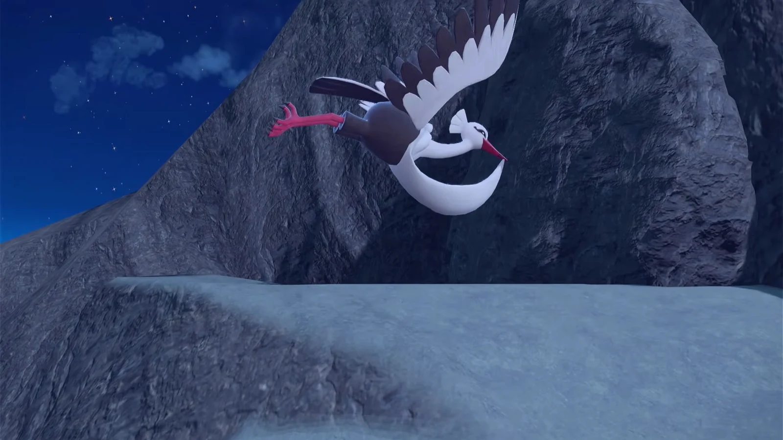 Cutscene showing Bombirdier retreating into the cave before the second phase
